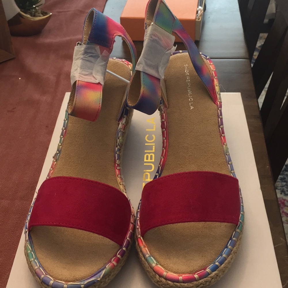 Pink espadrilles